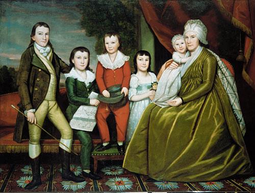 Ralph Earl Mrs Noah Smith And Her Children France oil painting art